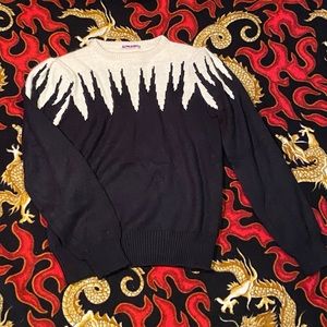 Vintage Black and white 80s sweater